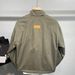 Men's Spring Workwear Jacket - Trendy Stand Collar Zip-Up Coat, Slim Fit Casual Streetwear With Button Details (Black/Green, M-3XL)_viptrois.com