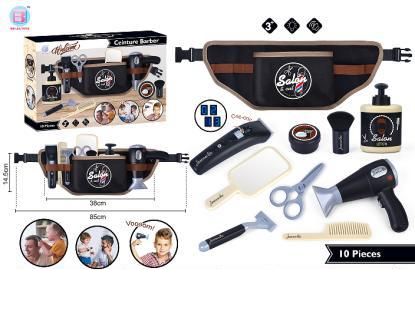 Mother & Kids Professional Pretend Play Hairdresser Kit Kids Realistic Styling Salon Toy Set With Scissors & Accessories Role Play Gift_viptrois.com