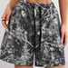 Men's Casual Sports Camouflage Leaf Print Shorts Versatile Drawstring Fashion_viptrois.com