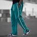 Men's Clothing size men's new buttoned casual pants high street fashion retro casual leggings trousers men_viptrois.com
