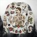 Men's Christmas Graphic Sweatshirt - 3D Digital Print Long Sleeve Casual Pullover For Streetwear & Sports_viptrois.com