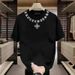 Men's Clothing Summer New Style All Match Handsome American Hong Kong Style Short Sleeved T Shirt Top Ins Half Sleeved Round Neck_viptrois.com