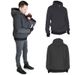 Men's Italian Style Casual Sweatshirt – Soft Polyester, Crew Neck, Long Sleeves (White/Red/Navy/Black, S-XXL)_viptrois.com