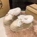 SHLIANG Winter New Fashionable Bow Warm Home Boots For Women's Indoor Soft Bottom Slippers Comfortable Boots X0060_viptrois.com