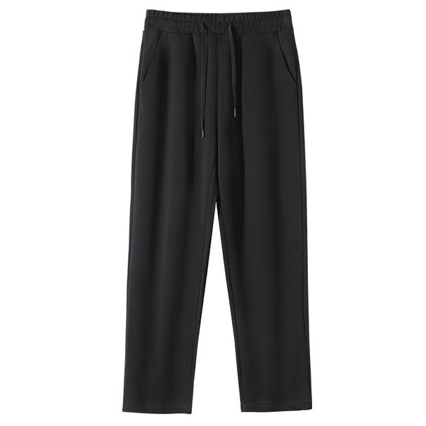 Unisex Straight-Leg Sweatpants – Mid-Rise Casual Joggers With Elastic Waist (M-5XL) – Soft Blended Fabric For Everyday Wear_viptrois.com