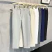 Autumn Men's Cropped Pants Casual Business Versatile Suit Trousers Slim Fit Drapedsmooths Your Silhouette Trendy Feet Pants_viptrois.com