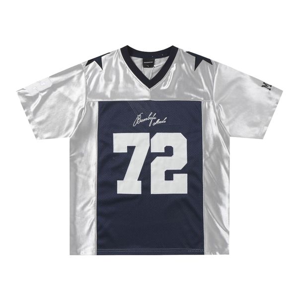 Men's Clothing Men's Clothing 2025 Summer New American Jersey Ice Hockey Uniform Sports Mesh Splicing Short Sleeved T Shirt Men_viptrois.com