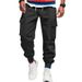 Men's Heavyweight Work Cargo Pants With Multiple Pockets, Loose Fit, Ankle Cuff, Breathable Polyester For Autumn Winter Comfort_viptrois.com