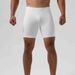 Men's Clothing Elastic Shark Skin Tight Three Quarter Pants Ice Silk High Weight Anti Transparent Tights Pocket Three Quarter Pants_viptrois.com