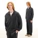 Velvet Zip-Up Jacket & Jogger Set – Cozy Lounge Wear For Dog Walks & Home Relaxation (Dark Heather Grey, S-XL)_viptrois.com