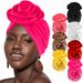 Muslim hat Solid color flower set headscarf hat fashion selling all match bao hat chemotherapy_viptrois.com