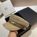 Spring And Autumn New Pattern Navy Fashion British Style Leather Flat Top Duck Tongue Love Chain Newspaper Hat For_viptrois.com