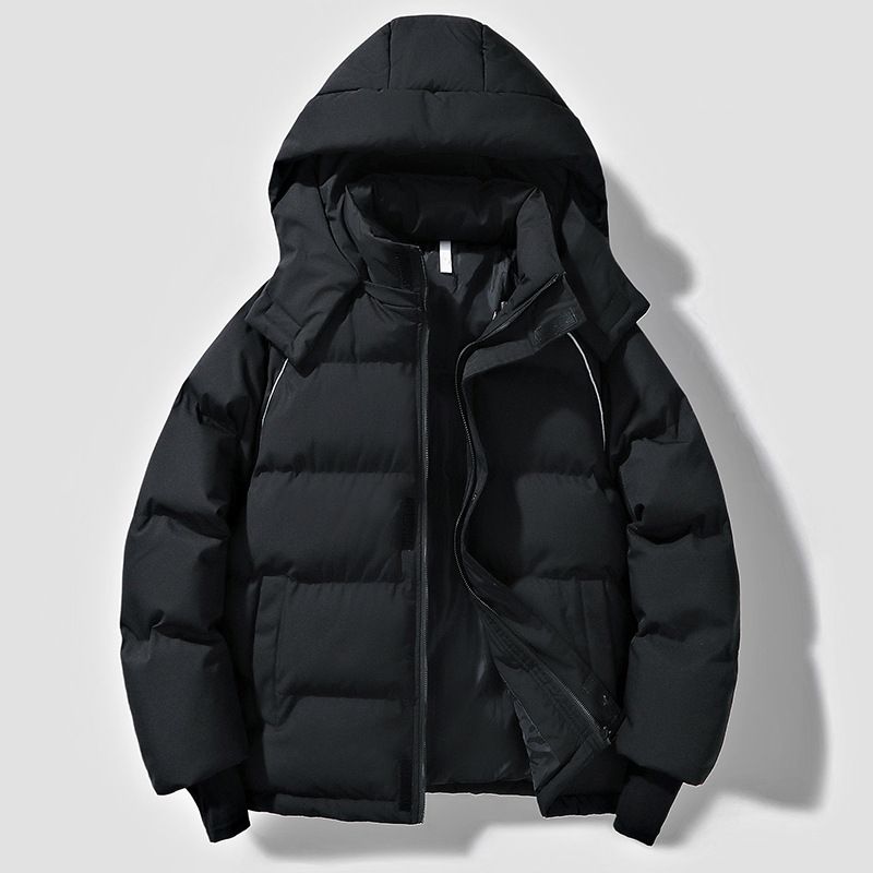 2025 Fashion Winter Men's Clothing Warm Retro Loose Hooded Coat Men And Women's Same Style Fashion Thickened Cotton-Padded Jacket_viptrois.com