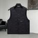 Men's Lightweight Quilted Vest Jacket – Slim Fit Layering Piece For Casual & Workwear_viptrois.com