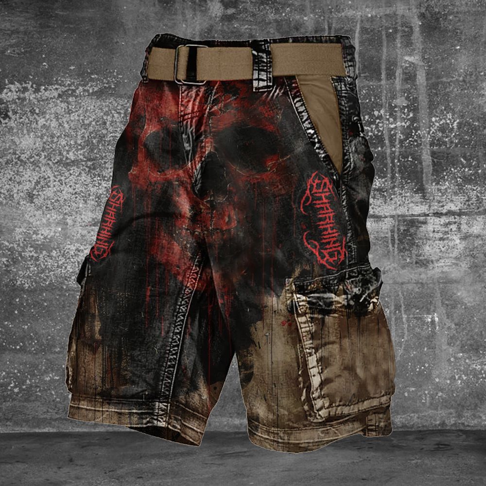 Men's Clothing Summer Fashion Personalized 3D Printed Shorts Loose Casual Street Style Work Shorts Men_viptrois.com