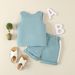 Mother & Kids Children's clothing from one batch 2024 infant and toddler summer sleeveless letter print splicing casual boy small suit_viptrois.com