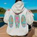 Men's American Retro Floral Letter 3D Print Sweatshirt Simple Pullover Gray Top Trend 2024 New_viptrois.com