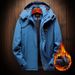 Men's Clothing Couple Charge Clothes Middle-aged and Elderly Plus Velvet Thickened Coat Multi-functional Wind-proof Water Printing_viptrois.com