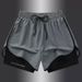 2025 Sports Shorts For Men, Running, Fitness, Basketball, Beach Pants, Lined, Outer Wear, Summer, Ice Silk, Swimming Shorts_viptrois.com