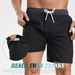 Summer New Style Men's Short Pants, Fashionable Beach Pants For Vacation, Men's Large Size, Four-cornered, Made Of Milk Silk With Lining Inside_viptrois.com