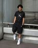 Men's Clothing New Summer Trendy Starry Sky Print Crew-Neck Hip-Hop Short-Sleeve T-Shirt Set_viptrois.com
