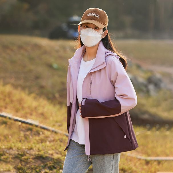 3-in-1 Waterproof Unisex Hiking Jacket With Detachable Fleece Liner For Skiing, Camping & Outdoor Adventures – Windproof & Breathable_viptrois.com