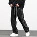 Men's Clothing Men's New Woven Pants High Street Fashion Retro Casual Cuff Trousers Men_viptrois.com