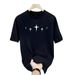 Men's Clothing Summer Cotton Short Sleeved T Shirts For Men Trendy T Shirts For Teenagers Versatile Fashion Bottoming Shirts For Couples Tops Ins_viptrois.com
