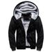 Men's Clothing Men's Heavyweight Fleece-Lined Zip-Up Hoodie – Winter Thermal Jacket With Stand Collar & Side Pockets (Black/Charcoal/Red-Blue/Navy)_viptrois.com