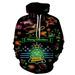 Pure 2025 Autumn Winter European And American Cross-Border Christmas Clothing 3D Digital Print Hooded Sweatshirt Pullover_viptrois.com