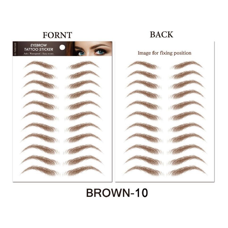 6D Hair Like Eyebrows Stickers Makeup Waterproof Eyebrow Eyebrow Long Natural Hair-liked Authentic Eyebrow Tattoo Sticker_viptrois.com