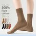 Women's Socks Solid Color Casual Socks Spring And Summer Breathable Sweat Absorbing Socks Four Seasons Cotton Socks Mid Tube Socks Women's Socks_viptrois.com