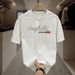 【DORAE】2026 Cotton T-shirt (Combed Cotton) Black (Color Block Print & Racing Graphic Print) – Streetwear For Urban Commute_viptrois.com