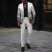 Men's Clothing Men's Suits Men's Business Casual Two Piece Suits Groom Groomsmen Suits Wedding Banquet Suits Men_viptrois.com