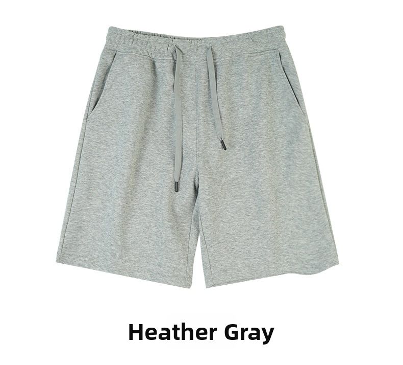 Men's Summer Casual Shorts - Cotton-Like Fabric Solid Color Streetwear Relaxed Fit Athletic Shorts With Pockets_viptrois.com