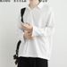 Men's Clothing Men's Long Sleeved Autumn Trendy Handsome Dk Men's Jacket Casual Men's White Shirt_viptrois.com