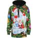 Christmas Print Hoodie – Oversized Unisex Pullover With Digital Graphic (Spandex Blend, Loose Fit, Couple Matching, Streetwear Holiday Vibes)_viptrois.com