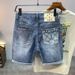 Men's Summer Chenille Shorts | Lightweight Embroidered Design Fashion Casual Elastic Waist Comfort Relaxed Straight-Leg Cut_viptrois.com