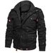2023 Autumn and Winter Men's Hooded Plush Thickened Coat Large Cotton Mid length Work Wear Washable Jacket for Men_viptrois.com