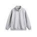 High Street Boys Stand-Up Collar Sweater Men's Semi-Zipper Sweater Hatless Pullover Sweater Men's Jacket Long Sleeve Sweater_viptrois.com