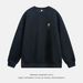 Men's Heavyweight 380g Oversized Crewneck Sweatshirt With Unique Embroidery - Trendy Casual Pullover Hoodie Alternative For Streetwear Lovers_viptrois.com