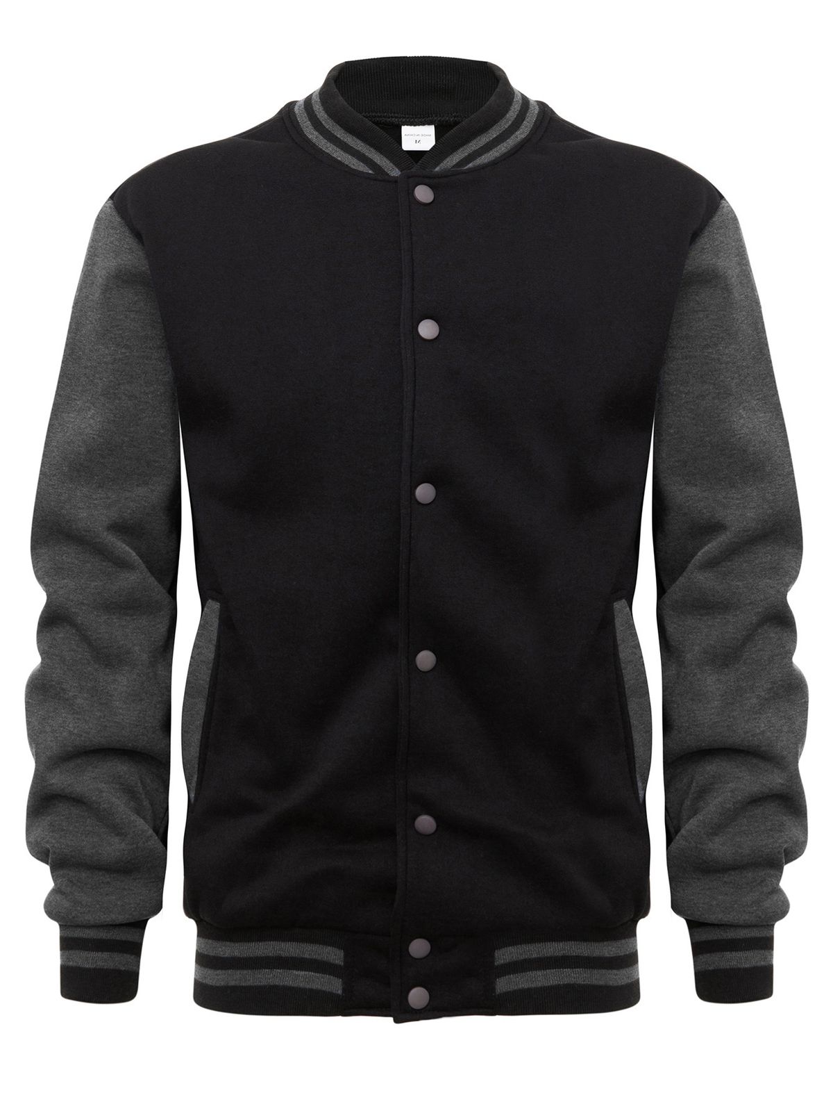 Men's Sweatshirt Plus Velvet Cardigan Jacket Button Zipper Baseball Jacket Casual Men's Jacket_viptrois.com