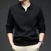 Nordmann V-Neck Sweater For Men, Autumn And Winter Korean Style, Youth Knitted Base Shirt, Niche Comfortable Loose Polo Shirt_viptrois.com