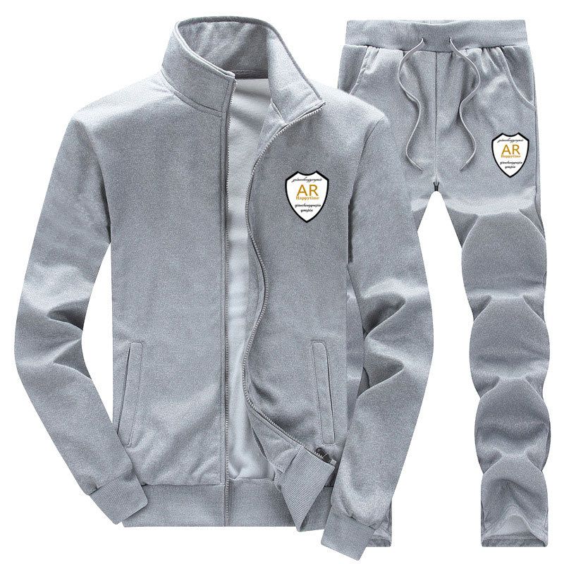 Men's Casual Sportswear Set 2-Piece Pullover Hoodie & Jogger Pants Lightweight Comfortable Running Outfit For Youth_viptrois.com