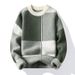 Pure Autumn And Winter New Casual Men's Long Sleeve Knitted Sweater_viptrois.com