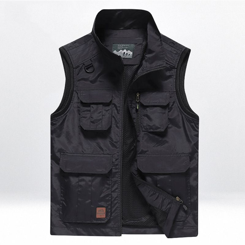 Men’s Outdoor Utility Vest – Quick-Dry Photographer Vest With Multi-Pockets (Size M-4XL)_viptrois.com