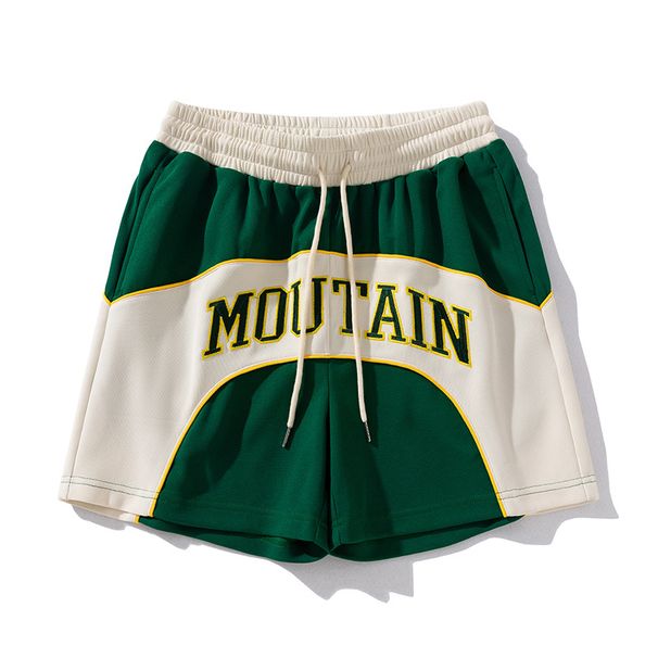 Men's Clothing Basketball Shorts Not Over The Knee Training Sports Pants Summer Loose High Street Retro Breathable Shorts_viptrois.com