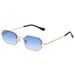 S31454 Square Sunglasses For Women – Trendy Fluorescent Green Small Frame, Internet Celebrity Style_viptrois.com