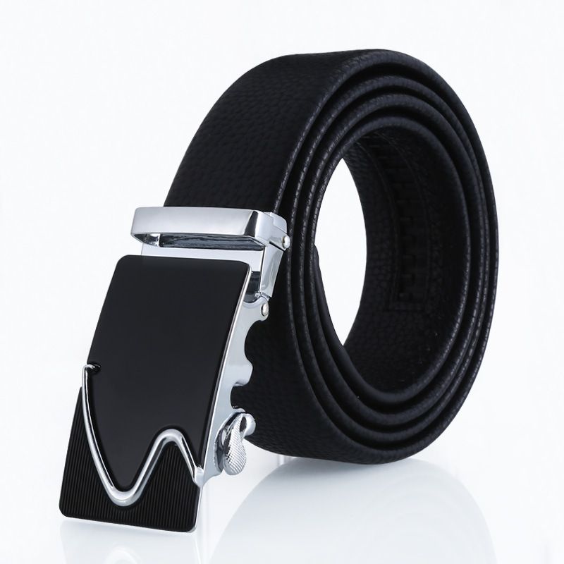 Men's Belt Automatic Buckle Belt Business Casual Belt Alloy Buckle Belt_viptrois.com
