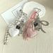 Personalized PU Leather Love Keychain Women's Bag Pendant Creative School Bag Keychain Pendant Accessories_viptrois.com